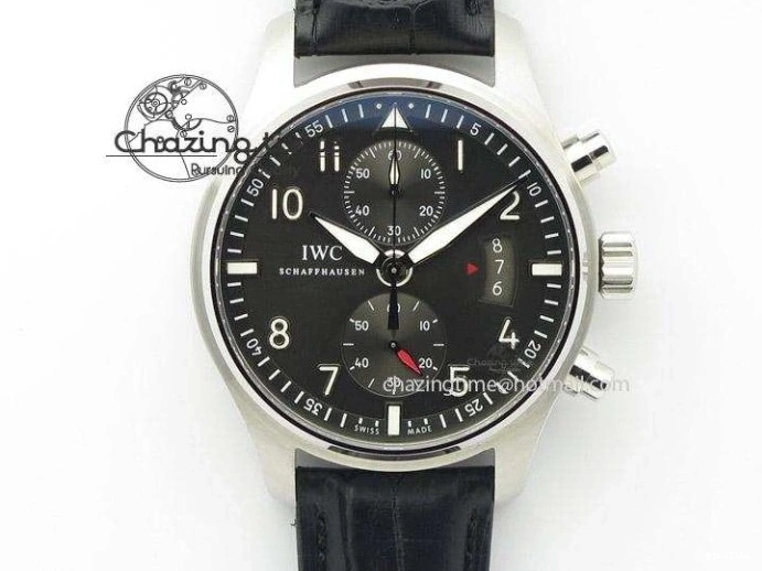 MIROTIME 0425 Aquatimer Chrono SS RSF 1:1 Best Edition Black Dial on Black Rubber Strap A EyeCatching 7073